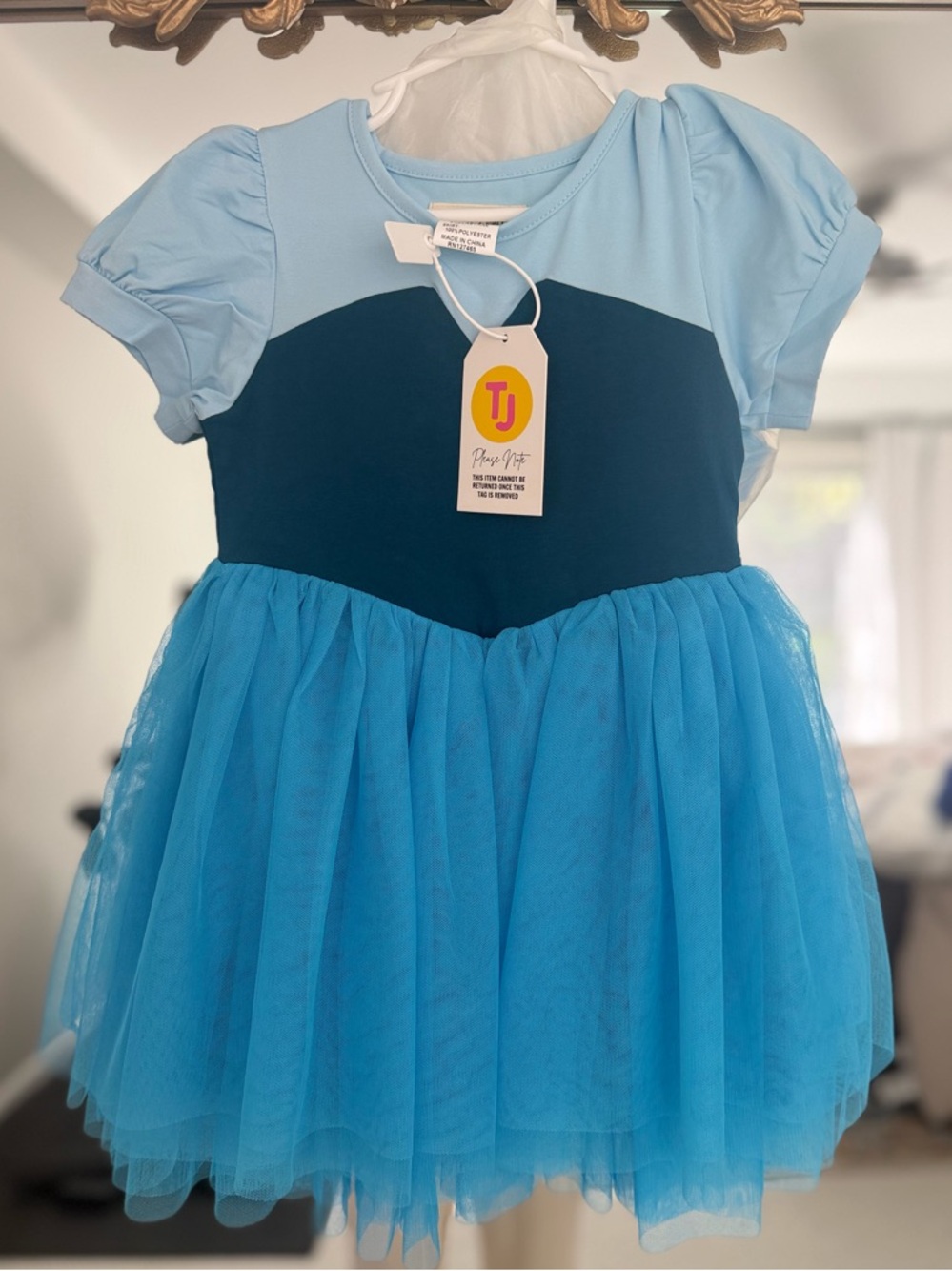 NWT Taylor Joelle Original Kiss The Girl Ariel dress with bow, size 5
